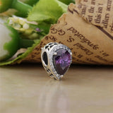 925 Sterling Silver Multicolor Isolation Beads for Bracelet DIY Gift