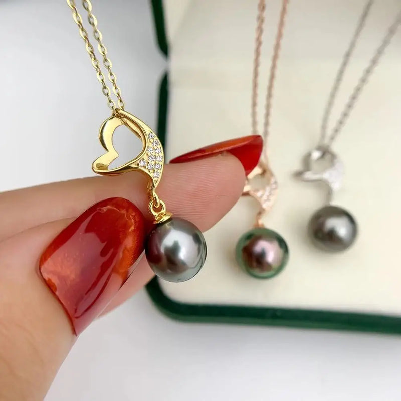 925 Silver Pendant Base Mountings for Pearls Stones Coral