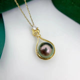 925 Silver Pendant Base for Pearls Stones