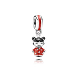 925 Silver High Heel Lighthouse Pendant for Bracelet Gift