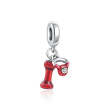 925 Silver High Heel Lighthouse Pendant for Bracelet Gift