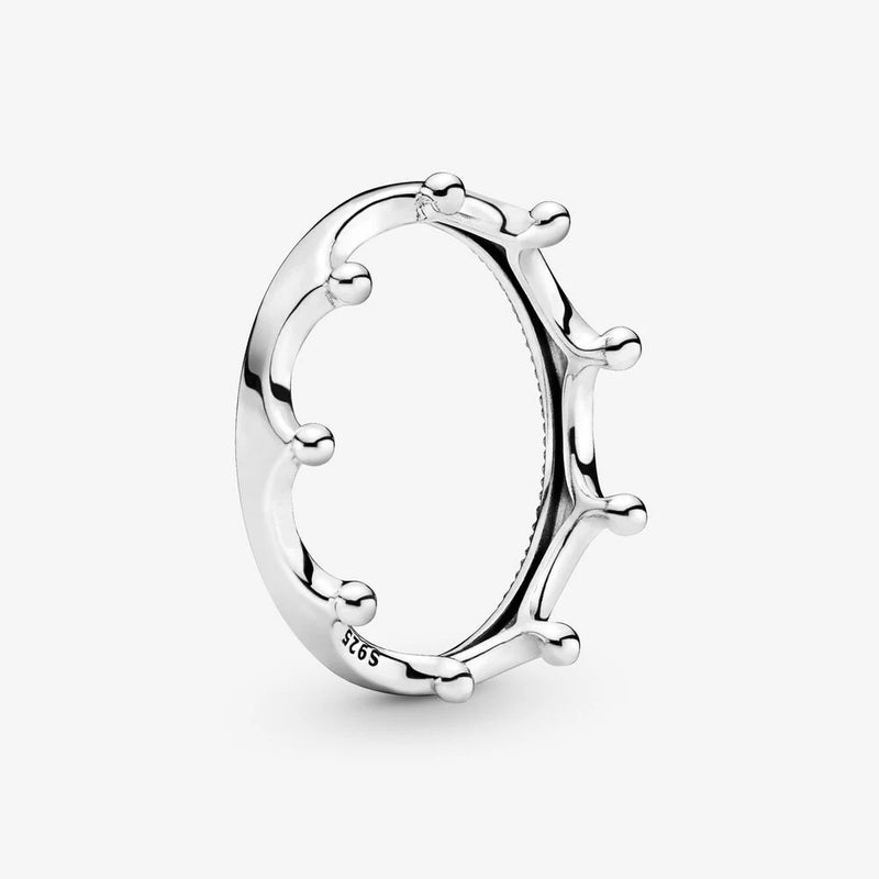 925 Silver Heart Square Ring Wedding Crystal Charm Jewelry