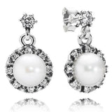 925 Silver Earring Heart Swirls Love&Guidance Hoop Earring
