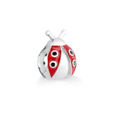 925 Silver Red High Heels Pendant Charm Bracelet DIY Jewelry