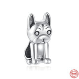 925 Silver Retro Charm Beads Bracelet Women Jewelry Europe Pendant Gift