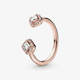 925 Silver Flower Rose European Ring Women DIY Jewelry Making Gift