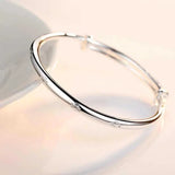 925 Sterling Silver Lucky Clover Bracelet for Women Wedding Jewelry
