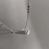 925 Silver Round Bead Love Bracelet Zirconia Party Gift