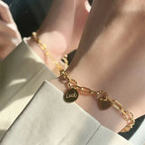 925 Silver Round Bracelet Geometric Shape Lucky Bracelet
