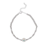 925 Silver Round Tulip Bracelet Elegant Floral Gift For Her