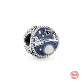 925 Silver Santa Claus Christmas Pendant Charm for Bracelet