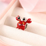 925 Silver Santa Dog Charm Pendant Bead for Bracelet