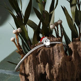 925 Silver Santa Hat Tree Socks Gift Charm Bead Jewelry