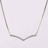 925 Silver Shimmering Wish Crystal Necklace for Bracelet DIY
