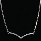 925 Silver Shimmering Wish Crystal Necklace for Bracelet DIY