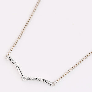 925 Silver Shimmering Wish Crystal Necklace for Bracelet DIY
