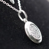 925 Silver Signature Crystal Pendant Necklace for Charm Bracelet