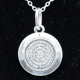 925 Silver Signature Crystal Pendant Necklace for Charm Bracelet
