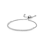 925 Sterling Silver Bracelet Thin Chain Adjustable Bracelet
