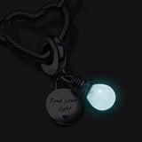 925 Sterling Silver Sparkle in the Dark Bulb Glow-worm Cat Bead charm