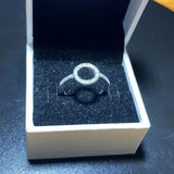 925 Sterling Silver Bow CZ Ring for Women Girl Engagement Jewelry