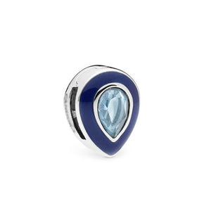 925 Silver Pav? Circle Clip Charm Bead For Bracelet DIY Jewelry