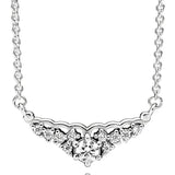 925 Silver Infinity Hearts Rose Petals Daisy Flower Necklace