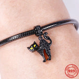 925 Sterling Silver Spider Cat Bear Christ Cup Dangle Bead Charms