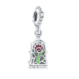 925 Sterling Silver Fox Bee Happy Charm for Bracelet DIY Jewelry Making