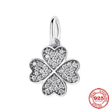 925 Silver Spring Flower Butterfly Daisy Rose Charm