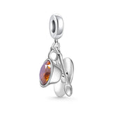 925 Sterling Silver RV Trailer Boat Motorcycle Charm Bead