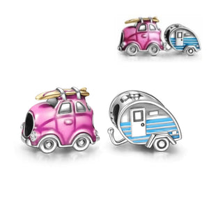 925 Silver Fund Raising Charm Bead for DIY Bracelet