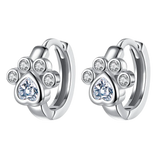 925 Silver Stud Earrings Pearl Flower Heart Round Ladies Earring Jewelry