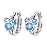925 Silver Stud Earrings Pearl Flower Heart Round Ladies Earring Jewelry