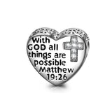 925 Sterling Silver Sweet Love Camera Crown Charm Pendant