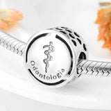 925 Silver Doze Symbol Portuguese Beads for Charm Bracelet