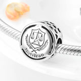 925 Silver Doze Symbol Portuguese Beads for Charm Bracelet