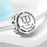 925 Sterling Silver Career Symbol Bead for Charm Bracelet