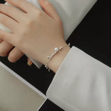925 Sterling Silver Tassel Bracelet Bell Bracelet Female Jewelry Set