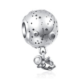 925 Sterling Silver Teapot Astronaut Robot Aircraft Owl Dangle Beads