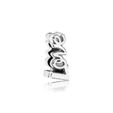 925 Silver Sparkling Clip Heart Charm for 3mm Reflexions Bracelet DIY