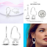 925 Sterling Silver Unicorn Earrings Birthday Wedding Jewelry