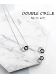 925 Silver Zircon Pendant Necklace Statement Jewelry for Women