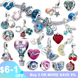 925 Sterling Silver Chameleon Charm Bead for Bracelet Pendant