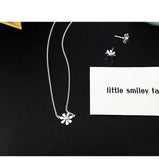 925 Silver Flower Pendant Necklace for Women - Elegant Floral Charm