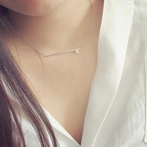 925 Silver Shell Pearl Pendant Necklace