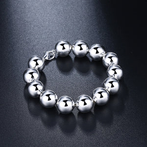 925 Silver Bracelet Charm Wild Buddha Beads Chain 14MM
