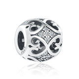 925 Silver Life Tree Beads Pendant Charms for DIY Bracelet