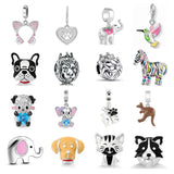 925 Silver Elephant Charms Pendant Women Jewelry