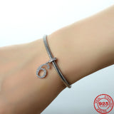 925 Silver Birthday Month Number Pendant Charm